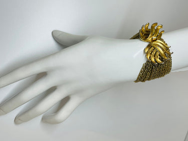 Trifari Multi Strand Bracelet Devil's Details